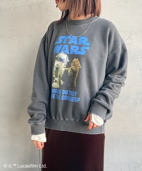 GOOD ROCK SPEED（グッドロックスピード）の「【WEB先行予約】[GOOD ROCK SPEED/グッドロックスピード] 別注 / STAR WARS / プリントスウェット / ディズニー（スウェット・レディース・A・L/M/XL）」の16枚目の写真