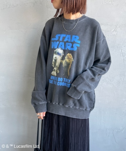 GOOD ROCK SPEED（グッドロックスピード）の「【WEB先行予約】[GOOD ROCK SPEED/グッドロックスピード] 別注 / STAR WARS / プリントスウェット / ディズニー（スウェット・レディース・A・L/M/XL）」の19枚目の写真