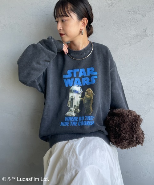GOOD ROCK SPEED（グッドロックスピード）の「【WEB先行予約】[GOOD ROCK SPEED/グッドロックスピード] 別注 / STAR WARS / プリントスウェット / ディズニー（スウェット・レディース・A・L/M/XL）」の6枚目の写真