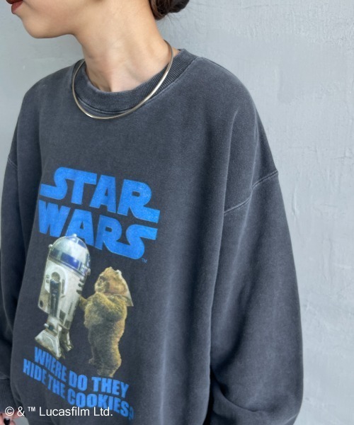 GOOD ROCK SPEED（グッドロックスピード）の「【WEB先行予約】[GOOD ROCK SPEED/グッドロックスピード] 別注 / STAR WARS / プリントスウェット / ディズニー（スウェット・レディース・A・L/M/XL）」の13枚目の写真