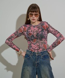anna sui nyc / アナスイエヌワイシー CAMO シアートップス