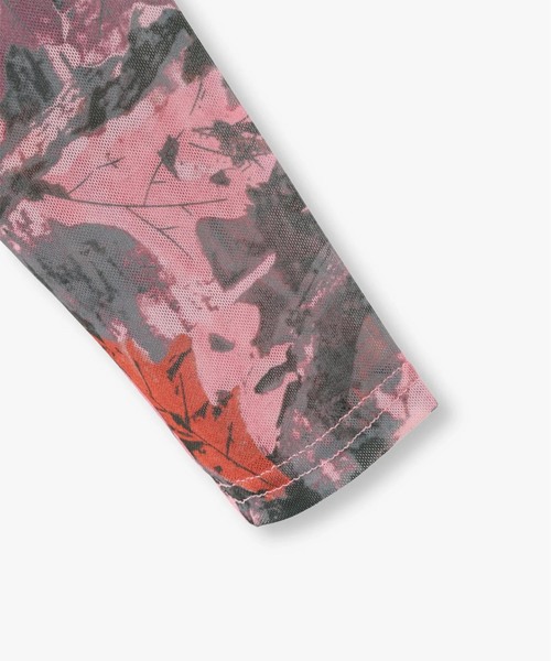 ANNA SUI mini(アナスイ・ミニ)の「anna sui nyc / アナスイエヌワイシー CAMO シアートップス(Tシャツ/カットソー・レディース・ピンク/カーキ・FREE)」の18枚目の写真