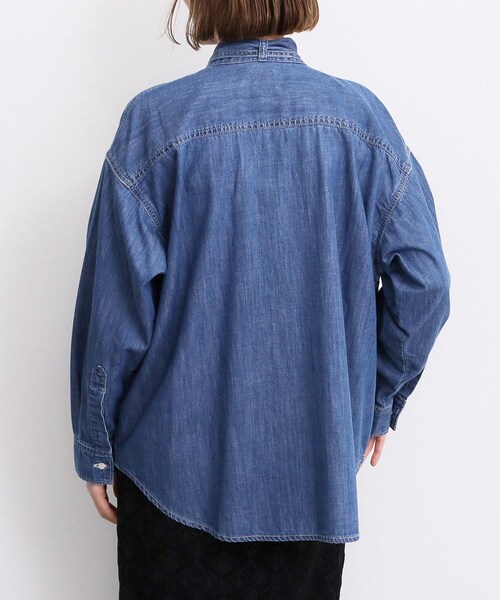 Lee(リー)の「【Lee×grove別注】DENIM BOWTIE SHIRTS(シャツ/ブラウス・レディース・ネイビー/ブルー系その他・02/01)」の19枚目の写真