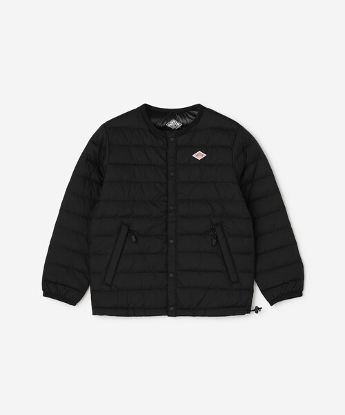 DANTON（ダントン）の「DANTON | キッズ ナイロンタフタ インナーダウンクルージャケット（ダウンジャケット/コート・キッズ・ブルー系その他/オフホワイト/ブラック・105/115/125/135）」の2枚目の写真