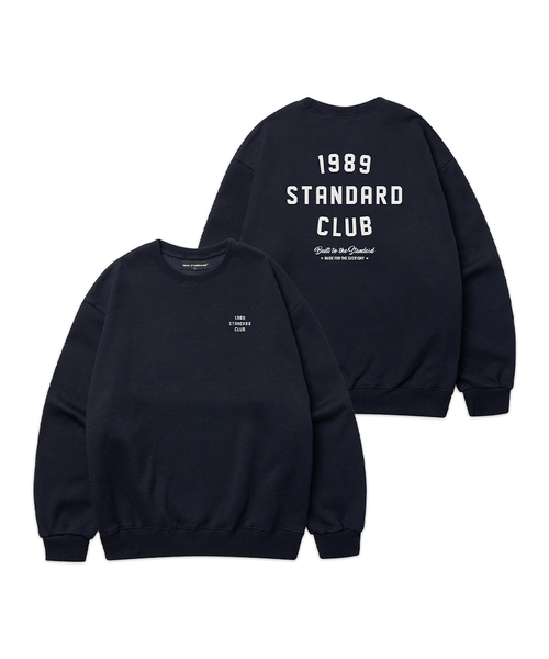 1989STANDARD(1989スタンダード)の「1989 CLUB スウェット (STMSTD-0272)(スウェット・メンズ・ネイビー/バーガンディー/ブラック/ダークグレー/ライトグレー/オートミール・MEDIUM/LARGE/X-LARGE)」の5枚目の写真