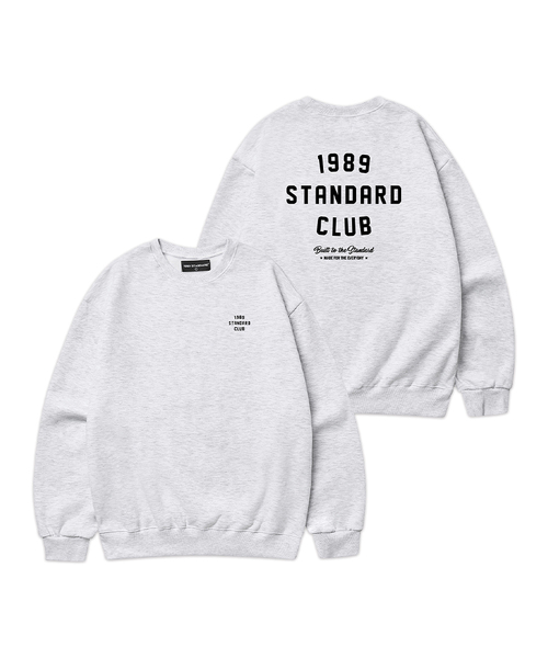 1989STANDARD(1989スタンダード)の「1989 CLUB スウェット (STMSTD-0272)(スウェット・メンズ・ネイビー/バーガンディー/ブラック/ダークグレー/ライトグレー/オートミール・MEDIUM/LARGE/X-LARGE)」の2枚目の写真
