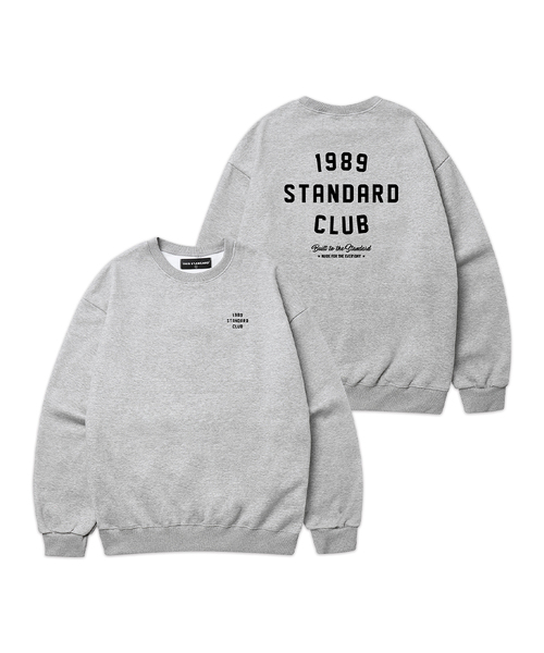 1989STANDARD(1989スタンダード)の「1989 CLUB スウェット (STMSTD-0272)(スウェット・メンズ・ネイビー/バーガンディー/ブラック/ダークグレー/ライトグレー/オートミール・MEDIUM/LARGE/X-LARGE)」の3枚目の写真
