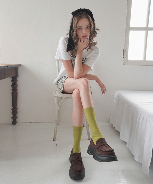 FLAT(フラット)の「《WEB+一部店舗限定》Le decore / ル デコレ sneaker ローファー(ローファー・レディース・ブラウン/ブラック系その他・X-LARGE/LARGE/MEDIUM/SMALL)」の4枚目の写真
