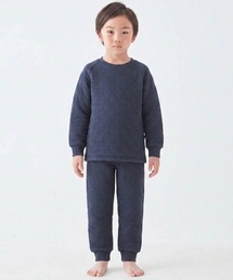 Hotcott（ホットコット）の「綿あったか・中わたキルトパジャマキッズ【身生地綿100%】（ルームウェア/パジャマ）」