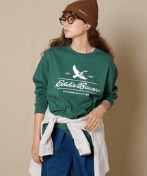 クラシック ロゴプリント 長袖 Tシャツ