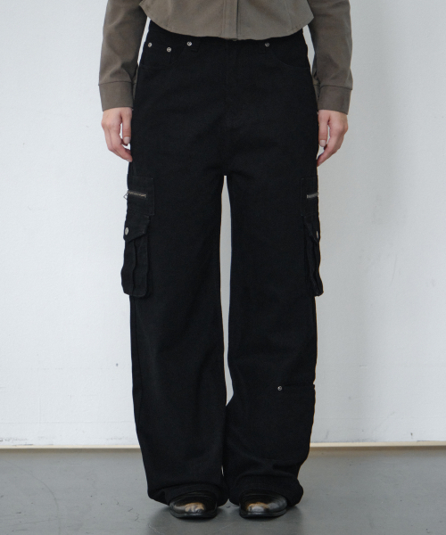 Midnight Move(ミッドナイトムーブ)の「ジップSTパンツ(ブラック)(その他パンツ・レディース・その他・SMALL/MEDIUM)」の4枚目の写真