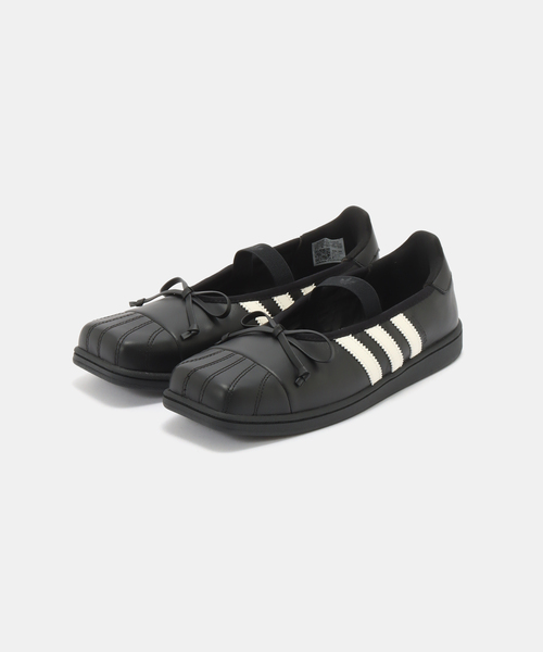 adidas(アディダス)の「【ADIDAS × JENNIE】 SUPERSTAR SQ BALLET W(スニーカー・レディース・ブラック/ホワイト・24cm/23cm/25cm/24.5cm/23.5cm)」の21枚目の写真