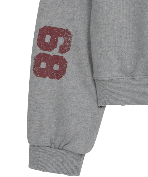 Midnight Move(ミッドナイトムーブ)の「mid horse zip up (grey)(パーカー・レディース・その他・FREE)」の4枚目の写真