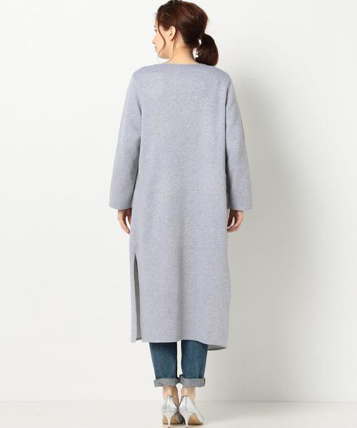 Another Edition(アナザーエディション)の「ノーカラーロングガウン/AEBC N/C LONG GOWN◆(カーディガン/ボレロ・レディース・ライトグレー/ベージュ/ライトブルー・フリー)」の5枚目の写真