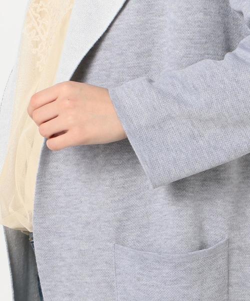 Another Edition(アナザーエディション)の「ノーカラーロングガウン/AEBC N/C LONG GOWN◆(カーディガン/ボレロ・レディース・ライトグレー/ベージュ/ライトブルー・フリー)」の9枚目の写真