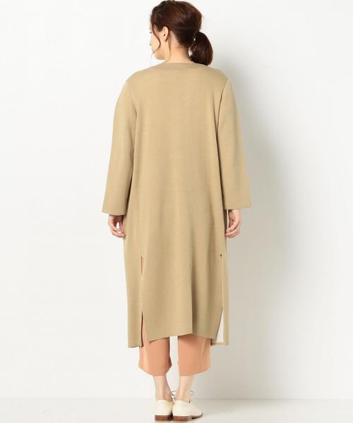Another Edition(アナザーエディション)の「ノーカラーロングガウン/AEBC N/C LONG GOWN◆(カーディガン/ボレロ・レディース・ライトグレー/ベージュ/ライトブルー・フリー)」の13枚目の写真