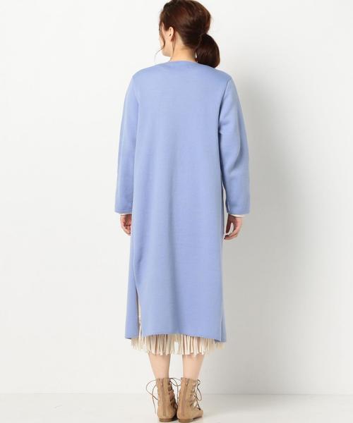 Another Edition(アナザーエディション)の「ノーカラーロングガウン/AEBC N/C LONG GOWN◆(カーディガン/ボレロ・レディース・ライトグレー/ベージュ/ライトブルー・フリー)」の12枚目の写真