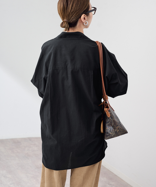 FRAMeWORK(フレームワーク)の「LAYERED SHIRT(シャツ/ブラウス・レディース・ホワイト/ブラック/ベージュ・FREE)」の10枚目の写真