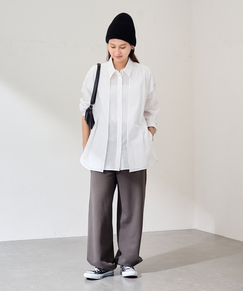 FRAMeWORK(フレームワーク)の「LAYERED SHIRT(シャツ/ブラウス・レディース・ホワイト/ブラック/ベージュ・FREE)」の13枚目の写真