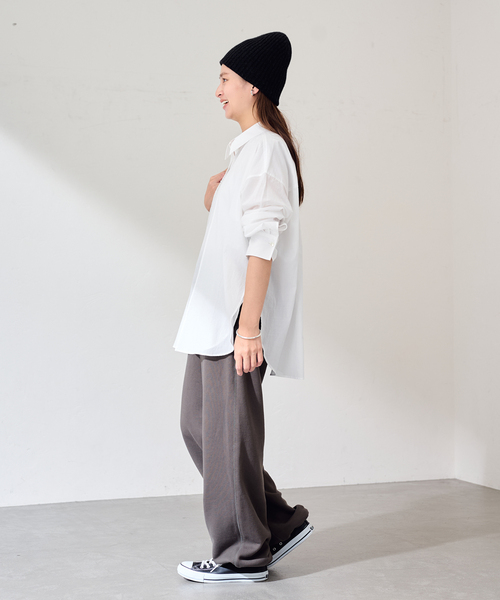 FRAMeWORK(フレームワーク)の「LAYERED SHIRT(シャツ/ブラウス・レディース・ホワイト/ブラック/ベージュ・FREE)」の14枚目の写真