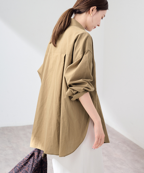FRAMeWORK(フレームワーク)の「LAYERED SHIRT(シャツ/ブラウス・レディース・ホワイト/ブラック/ベージュ・FREE)」の22枚目の写真
