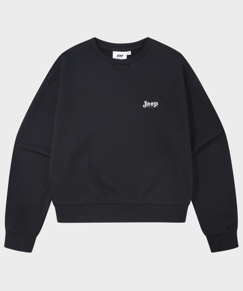 JEEP（ジープ）の「WOMEN セリフ スモールロゴ スウェット (JR5TSF843BK)（スウェット・レディース・その他・LARGE/MEDIUM/SMALL/X-LARGE）」の2枚目の写真