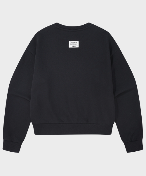 JEEP（ジープ）の「WOMEN セリフ スモールロゴ スウェット (JR5TSF843BK)（スウェット・レディース・その他・LARGE/MEDIUM/SMALL/X-LARGE）」の3枚目の写真