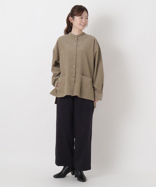 one'sterrace(ワンズテラス)の「コーデュロイ イージーストレートパンツ(その他パンツ・レディース・アイボリー系8/ブラック系8/ダークブラウン系8・02)」の13枚目の写真