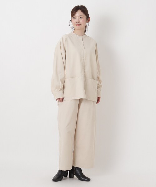 one'sterrace(ワンズテラス)の「コーデュロイ イージーストレートパンツ(その他パンツ・レディース・アイボリー系8/ブラック系8/ダークブラウン系8・02)」の17枚目の写真