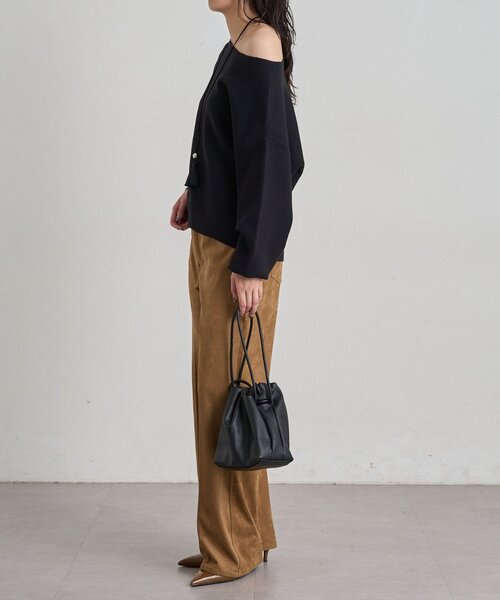LOUNGEDRESS(ラウンジドレス)の「《セットアップ可》スウェットライクドルマンニット(ニット/セーター・レディース・レッド/グレー/ブラック/ライトベージュ・FREE)」の10枚目の写真