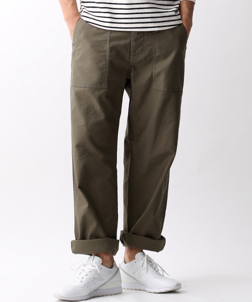 MYSELF ABAHOUSE(マイセルフアバハウス)の「ミリタリーモールスキンリラックスパンツ(その他パンツ・メンズ・ベージュ/カーキ・SMALL/LARGE/MEDIUM)」の2枚目の写真