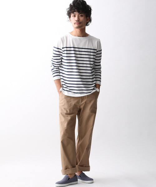 MYSELF ABAHOUSE(マイセルフアバハウス)の「ミリタリーモールスキンリラックスパンツ(その他パンツ・メンズ・ベージュ/カーキ・SMALL/LARGE/MEDIUM)」の18枚目の写真