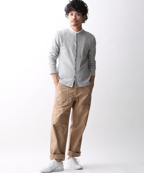 MYSELF ABAHOUSE(マイセルフアバハウス)の「ミリタリーモールスキンリラックスパンツ(その他パンツ・メンズ・ベージュ/カーキ・SMALL/LARGE/MEDIUM)」の13枚目の写真