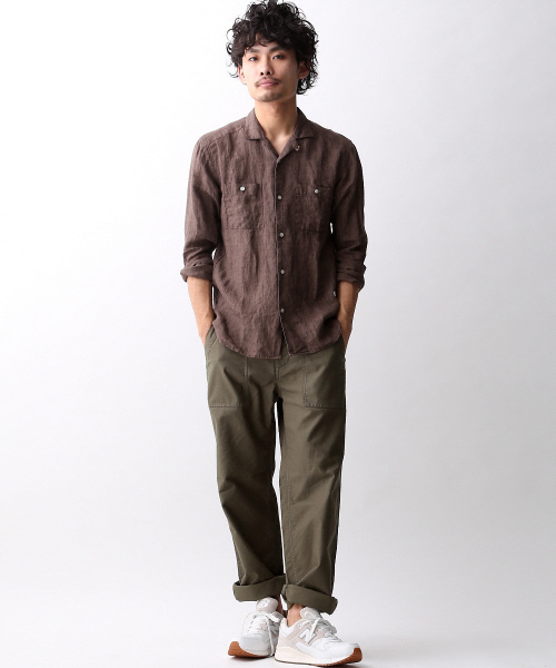 MYSELF ABAHOUSE(マイセルフアバハウス)の「ミリタリーモールスキンリラックスパンツ(その他パンツ・メンズ・ベージュ/カーキ・SMALL/LARGE/MEDIUM)」の14枚目の写真