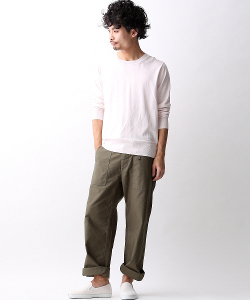 MYSELF ABAHOUSE(マイセルフアバハウス)の「ミリタリーモールスキンリラックスパンツ(その他パンツ・メンズ・ベージュ/カーキ・SMALL/LARGE/MEDIUM)」の17枚目の写真