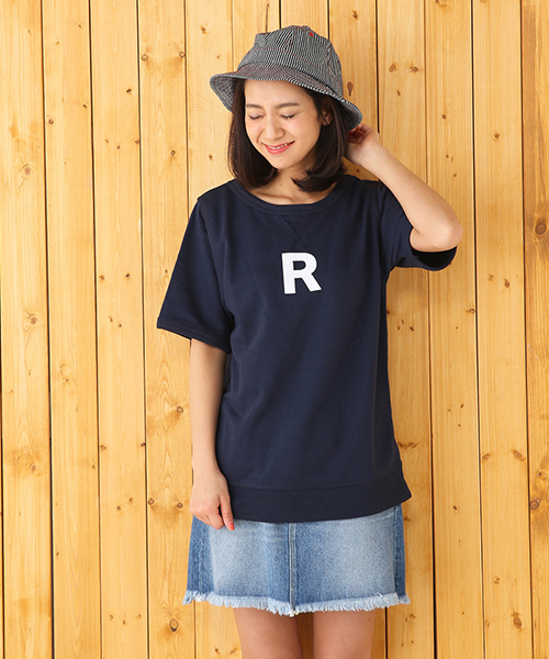 RODEO CROWNS WIDE BOWL（ロデオクラウンズワイドボウル）の「4FACE スウェット（Tシャツ/カットソー・レディース・ホワイト/ブルー/ネイビー・MEDIUM/SMALL）」の3枚目の写真