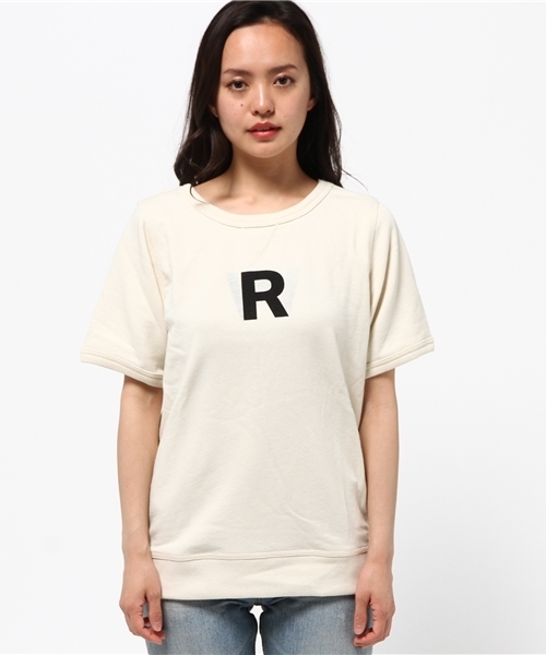 RODEO CROWNS WIDE BOWL（ロデオクラウンズワイドボウル）の「4FACE スウェット（Tシャツ/カットソー・レディース・ホワイト/ブルー/ネイビー・MEDIUM/SMALL）」の4枚目の写真