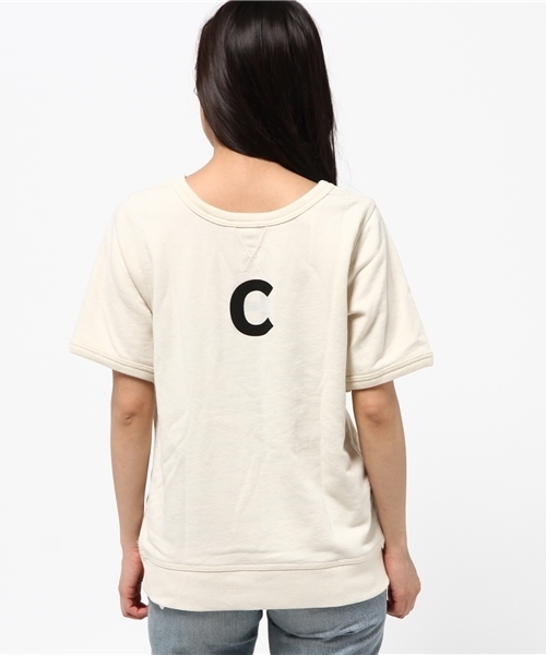 RODEO CROWNS WIDE BOWL（ロデオクラウンズワイドボウル）の「4FACE スウェット（Tシャツ/カットソー・レディース・ホワイト/ブルー/ネイビー・MEDIUM/SMALL）」の6枚目の写真