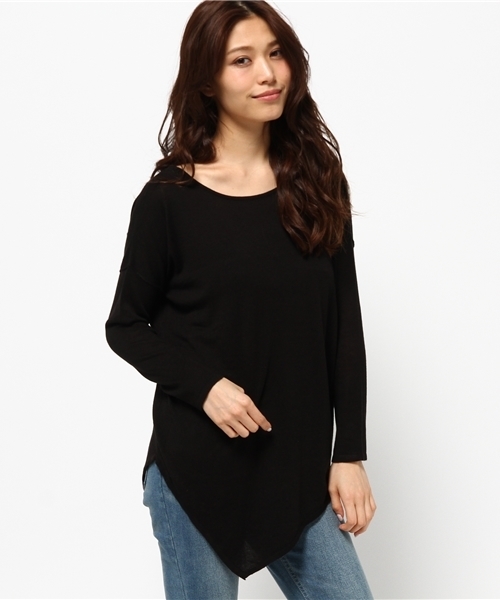 rienda（リエンダ）の「backクロスニットTOP（ニット/セーター・レディース・オレンジ系その他/ホワイト/ライトピンク/ブラック・FREE）」の12枚目の写真