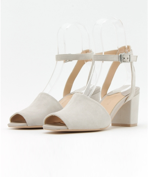 MOUSSY(マウジー)の「SUEDE SANDALS(サンダル・レディース・ライトグレー/カーキ/イエロー・LARGE/SMALL/MEDIUM)」の2枚目の写真