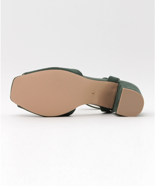 MOUSSY(マウジー)の「SUEDE SANDALS(サンダル・レディース・ライトグレー/カーキ/イエロー・LARGE/SMALL/MEDIUM)」の5枚目の写真