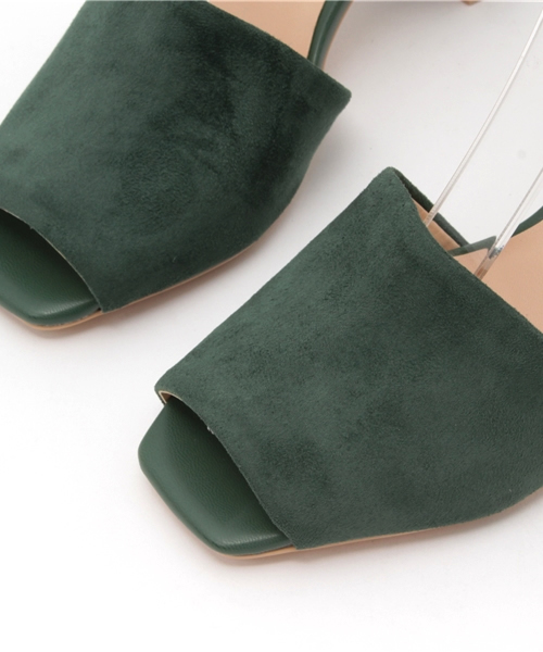 MOUSSY(マウジー)の「SUEDE SANDALS(サンダル・レディース・ライトグレー/カーキ/イエロー・LARGE/SMALL/MEDIUM)」の8枚目の写真