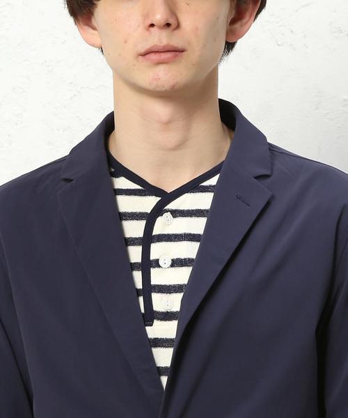 green label relaxing(グリーンレーベルリラクシング)の「KC 2WAY/STRC ポケッタブル シャツジャケット◆(テーラードジャケット・メンズ・ブラック/ネイビー・SMALL/MEDIUM/LARGE/X-LARGE)」の9枚目の写真