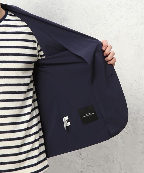 green label relaxing(グリーンレーベルリラクシング)の「KC 2WAY/STRC ポケッタブル シャツジャケット◆(テーラードジャケット・メンズ・ブラック/ネイビー・SMALL/MEDIUM/LARGE/X-LARGE)」の11枚目の写真