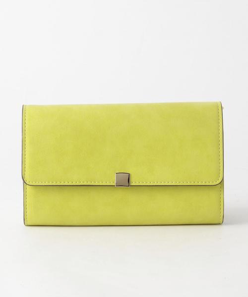 Another Edition（アナザーエディション）の「ウォレットミニショルダー/AEBFC Wallet  Mini SHLD（ショルダーバッグ・レディース・ライトグレー/ピンク/イエロー/ライトブルー・FREE）」の4枚目の写真