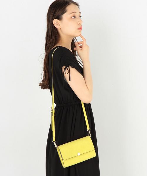 Another Edition（アナザーエディション）の「ウォレットミニショルダー/AEBFC Wallet  Mini SHLD（ショルダーバッグ・レディース・ライトグレー/ピンク/イエロー/ライトブルー・FREE）」の11枚目の写真