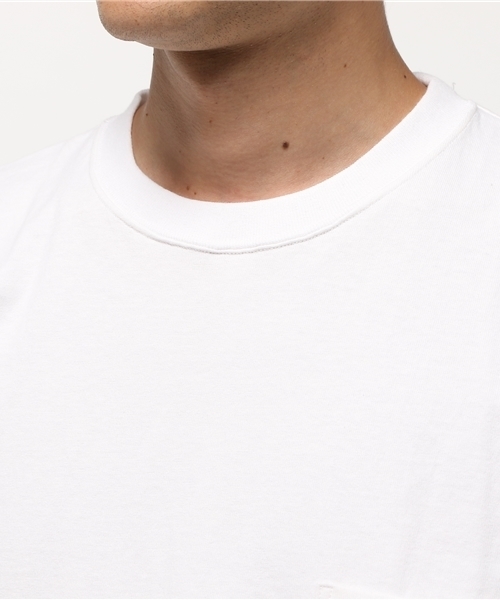 AMERICAN RAG CIE(アメリカンラグシー)の「アメリカンコットン クルーネック 長袖 Tシャツ(Tシャツ/カットソー・メンズ・ホワイト/ベージュ/ダークグリーン/ダークネイビー・1/2/3)」の11枚目の写真