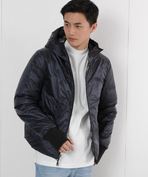 GLOBAL WORK（グローバルワーク）の「レイヤーダウンジャケット/720832（ダウンジャケット/コート・メンズ・ブラック/カーキ・SMALL/MEDIUM/LARGE/X-LARGE）」の16枚目の写真