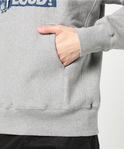 HYSTERIC GLAMOUR(ヒステリックグラマー)の「LOUD!pt PK(パーカー・メンズ・レッド/ネイビー/トップグレー・SMALL/MEDIUM/LARGE)」の5枚目の写真