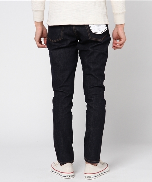 WEGO(ウィゴー)の「WEGO/ストレッチデニムスキニーパンツ(デニムパンツ・メンズ・ダークインディゴブルー/ライトインディゴブルー/ブラック/ブルー系その他・SMALL/LARGE/X-LARGE/MEDIUM)」の6枚目の写真